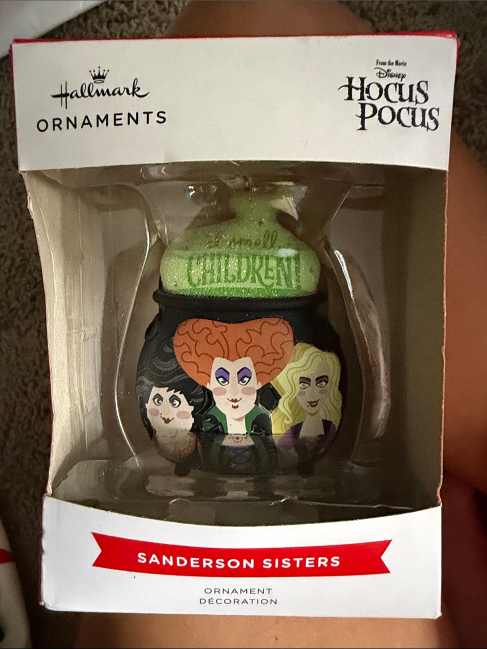 Hallmark Hocus Pocus Sanderson Sisters Ornament - Black & Green